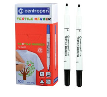 Маркер Textile Centropen 2739 для тканини 2мм - чорний