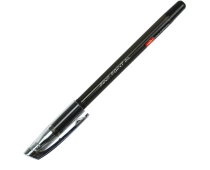 Ручка кулькова Fine point Dlx UX-111-01 - чорна