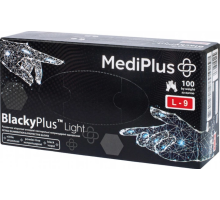Рукавиці нітрилові MediPlus Black M - 100шт (50пар)