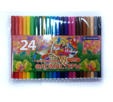 Фломастери 24кол Centropen 7790/24ET Птахи