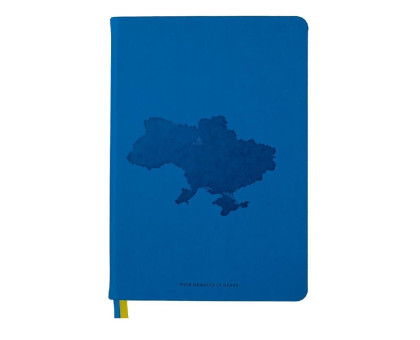 Блокнот діловий А5 96арк тверда обк. Ukraine ВМ.295220-02 - лінійка