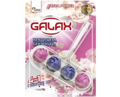 Блок з очисним засобом для унітазу Galax das PowerClean - Квіткова свіжість 55г