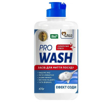 Засіб для миття посуду PRO WASH "Ефект соди" 470г