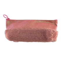 Пенал шкільний косметичка FLUFFY, рожевий ZB20.0005-10