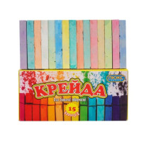 Крейда кольорова квадратна 15шт універсальна - КК-1415