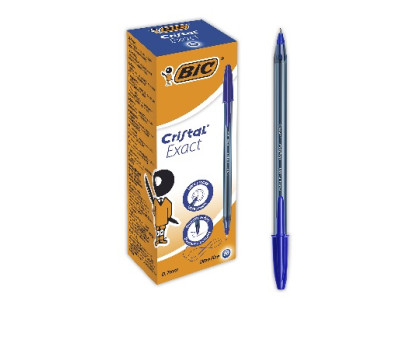 Ручка кулькова Cristal Exact BIC - синя
