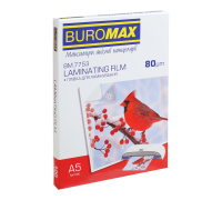 Плівка для ламінації А-5 80мк 100шт BuroMax ВМ.7753