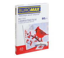Плівка для ламінації А-5 80мк 100шт BuroMax ВМ.7753
