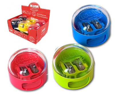 Гострилка KUM кругла з контейнером 210К Pop