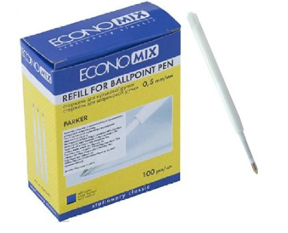 Стержень кульковий Economix Типу Parker Е10615-01 - чорний