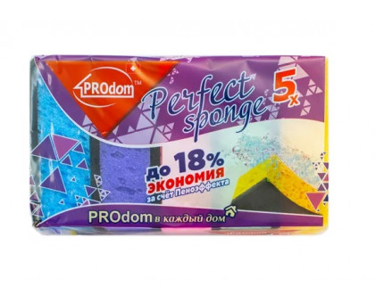 Губка кухонна 5шт PROdom Perfect