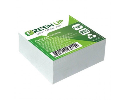 Папір для бокса 85*85*40мм Білий Fresh Up FR-1212 - проклеєний