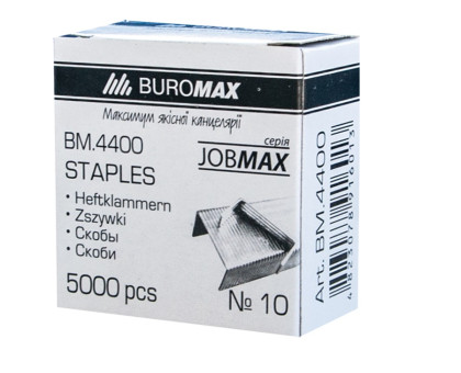 Скоби №10/5 ВuroМax 5000шт ВМ.4400
