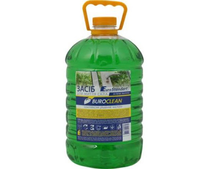 Засіб для миття скла BUROCLEAN 5л зелене яблуко