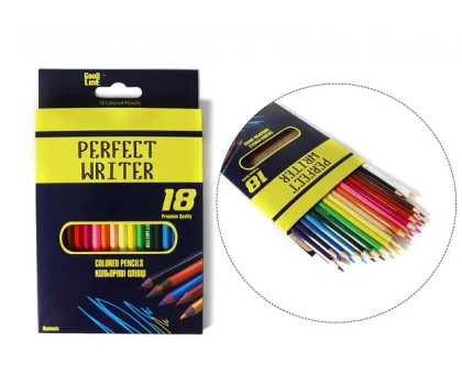 Олівці кольорові 18кол Perfect Writer 082011