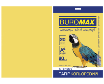 Папір кольоровий INTENSIVE,  золотой, 20 арк., А4, 80 г/м² BM.2721320-23