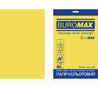 Папір кольор.INTENSIVE, EUROMAX, жовтий, 20 арк., А4, 80 г/м² BM.2721320E-08