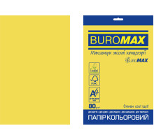 Папір кольор.INTENSIVE, EUROMAX, жовтий, 20 арк., А4, 80 г/м² BM.2721320E-08