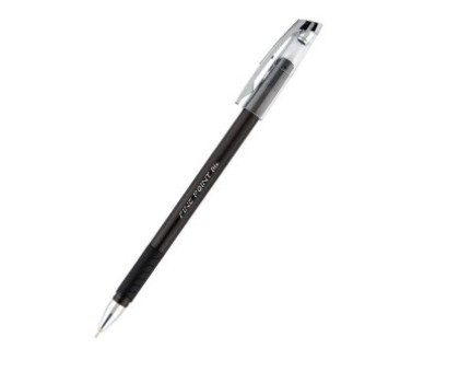 Ручка кулькова Fine point (полібег) UX-111-02/01P - чорна