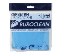 Серветки вологопоглинаючі (целюлозні) 15*15,3 BuroClean - 3шт