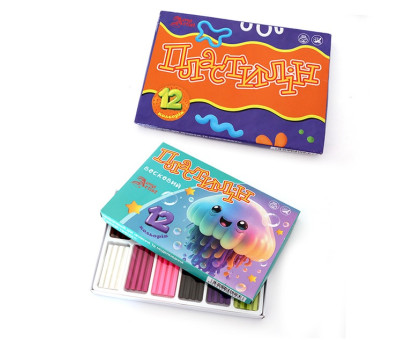 Пластилін восковий 12 кол Little Artist 832538 - 240гр