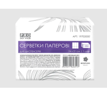 Серветки 24*20 білі КОМФОРТ економ - 450шт