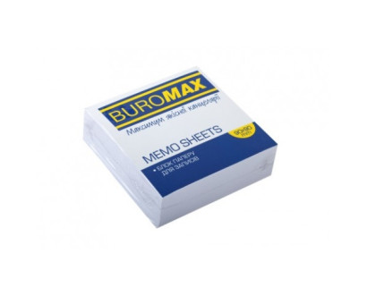 Папір для бокса 90*90*30мм Білий BuroMax BM.2209