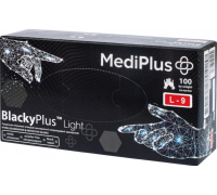 Рукавиці нітрилові MediPlus Black S - 100шт (50пар)