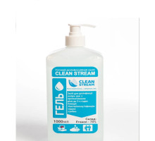 Антисептик для рук Clean Stream з дозатором - 1л (гелевий)