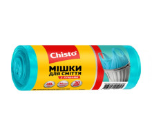 Кульки мусорні 35л Chisto з ручками - 30шт