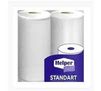 Рушник на гільзі двошарові Helper Soft Standart 2рул - білий