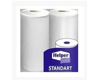 Рушник на гільзі Helper Soft Standart 2рул - білий