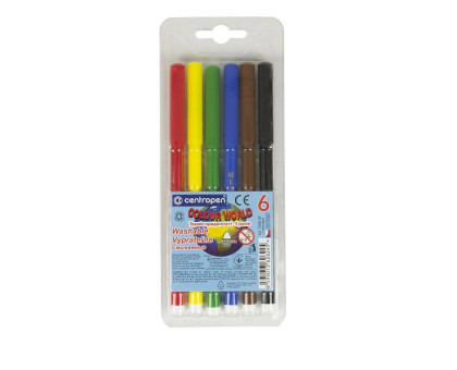 Фломастери 6кол Centropen 75506ТП