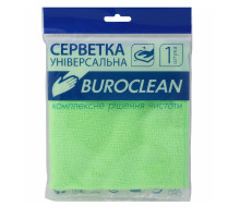 Серветки мікрофібри універсальна 30*30 BuroClean - 1шт