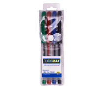 Ручки кольорові гелеві BuroMax ВМ.8440 - 4шт