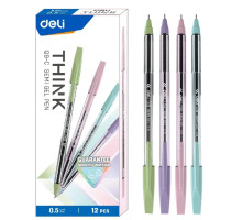 Ручка кулькова Deli Think EQ8-С - синя