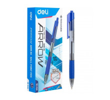 Ручка кулькова авт. Deli Arrow EQ01930 - синя