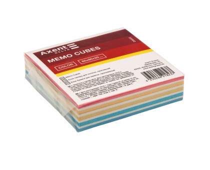 Папір для бокса 80*80*20мм Color Axent D8022 - проклеєний