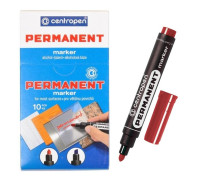 Маркер перманентний 8566 Centropen 2мм - червоний