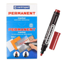 Маркер перманентний 8566 Centropen 2мм - червоний