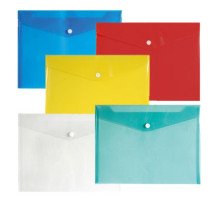 Папка на кнопці А5 BuroMax ВМ.3936-99 - асорті
