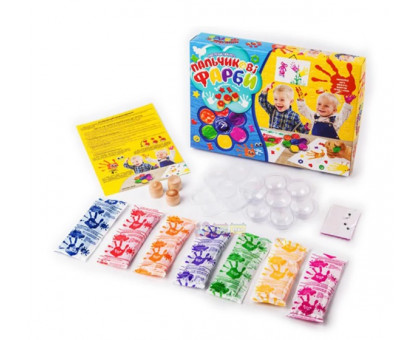 Фарби пальчикові 7 кол Danko Toys PK-01