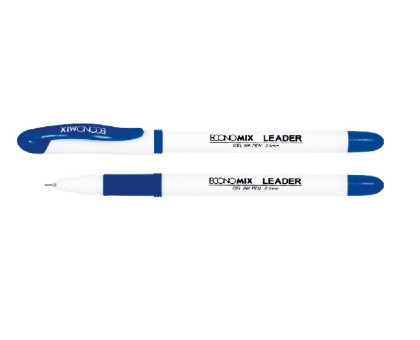 Ручка гелева ECONOMIX LEADER E11912-02 - синя