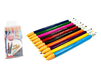 Олівці кольорові 10кол механічні My Pencil Radius 2В