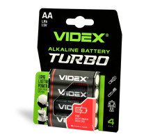 Елемент живлення АА LR06 Videx - 4шт