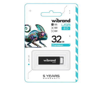 Карта пам'яті USB Flash Wibrand USB 2.0 Chameleon 32Gb