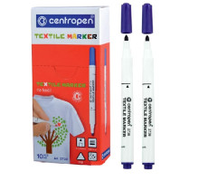 Маркер Textile Centropen 2739 для тканини 2мм - фіолетовий