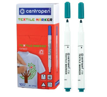 Маркер Textile Centropen 2739 для тканини 2мм - зелений