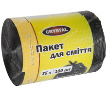 Кульки мусорні 35л Crystal - 100шт