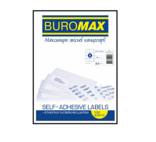 Етикетки самоклеючі BuroMax 8шт ВМ.2819